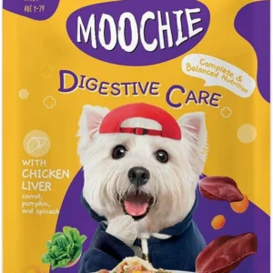 Moochie Digestive Care With Chicken & Liver Pouch For Dogs, 85g