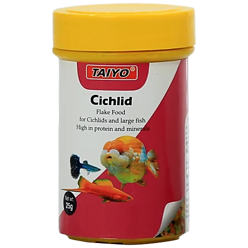 Taiyo micro Pellet, 45g / Tropical Flakes, 50g/ Cichlid Flake Fish Food 25 g / Flakes for All Fishes, 50g/ Spirulina, 50g/ Guppy bit, 45g - Image 6