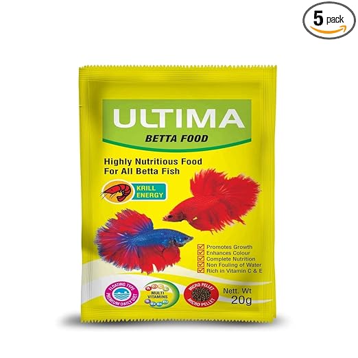 TAIYO Ultima Betta Fish Food, 20g Aquarium
