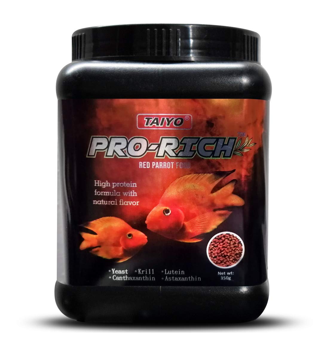 Pro-Rich for Arowana, 60 g/ Pro-Rich for Red Parrot, 80g, All Life Stages - Image 2