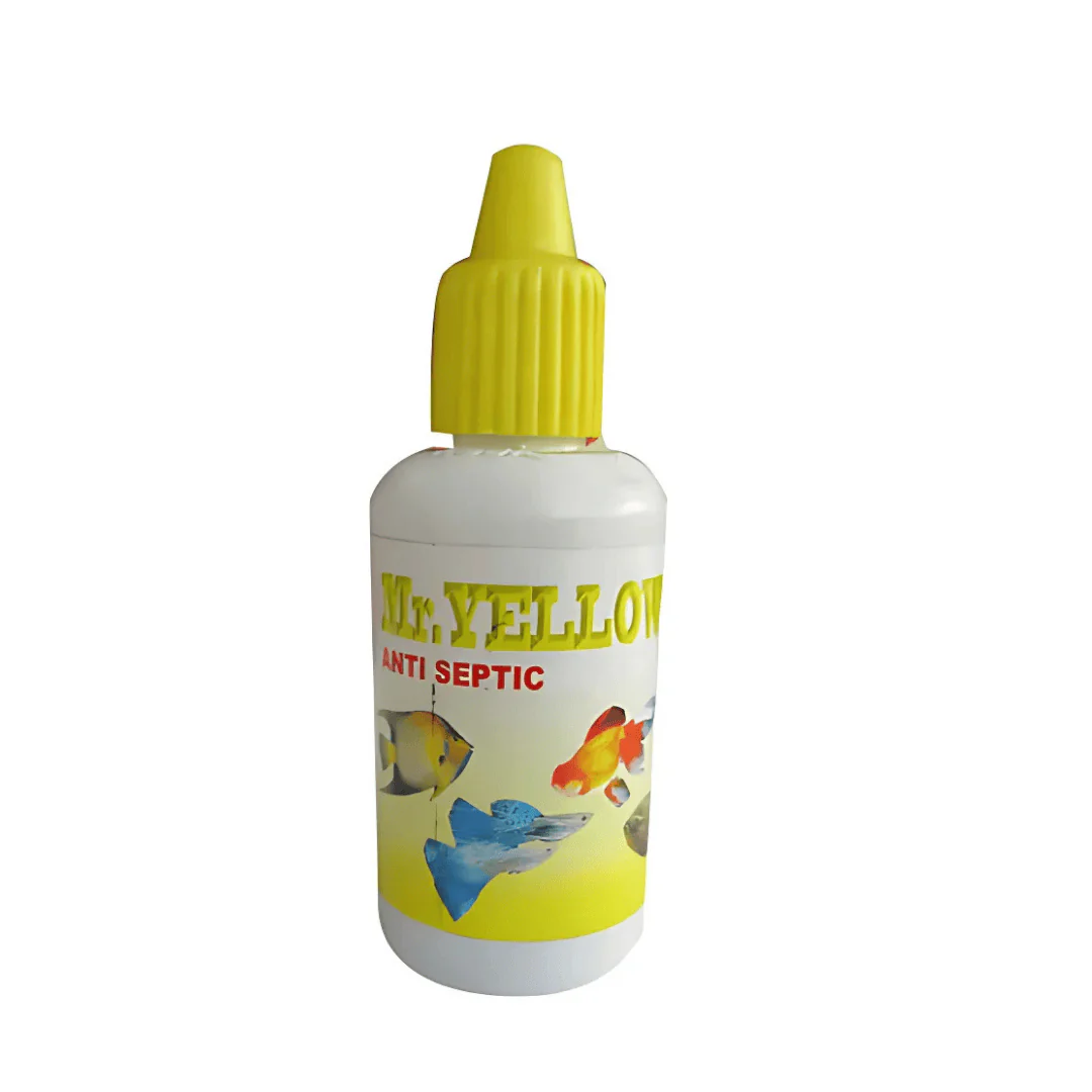 Mr. Blue (For Fungal infection) / Mr. Yellow (Anti Septic) / Trio Anti Chlorine,General Aid, White Spot for All Fishes - Image 2