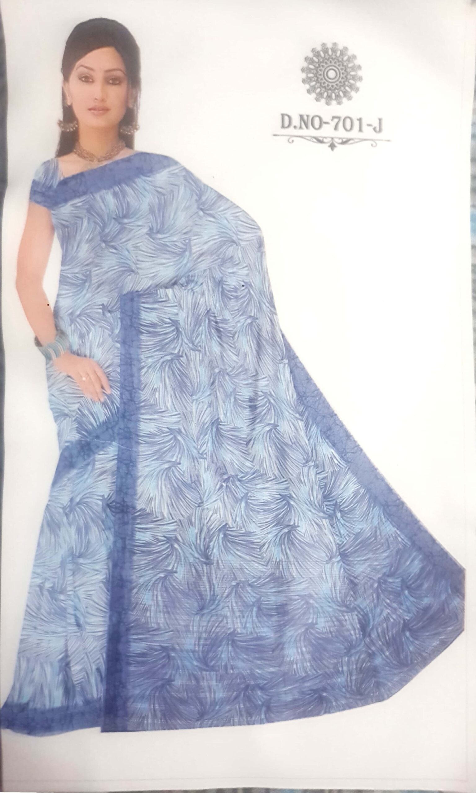 Light Weight Saree With Blouse - Image 6