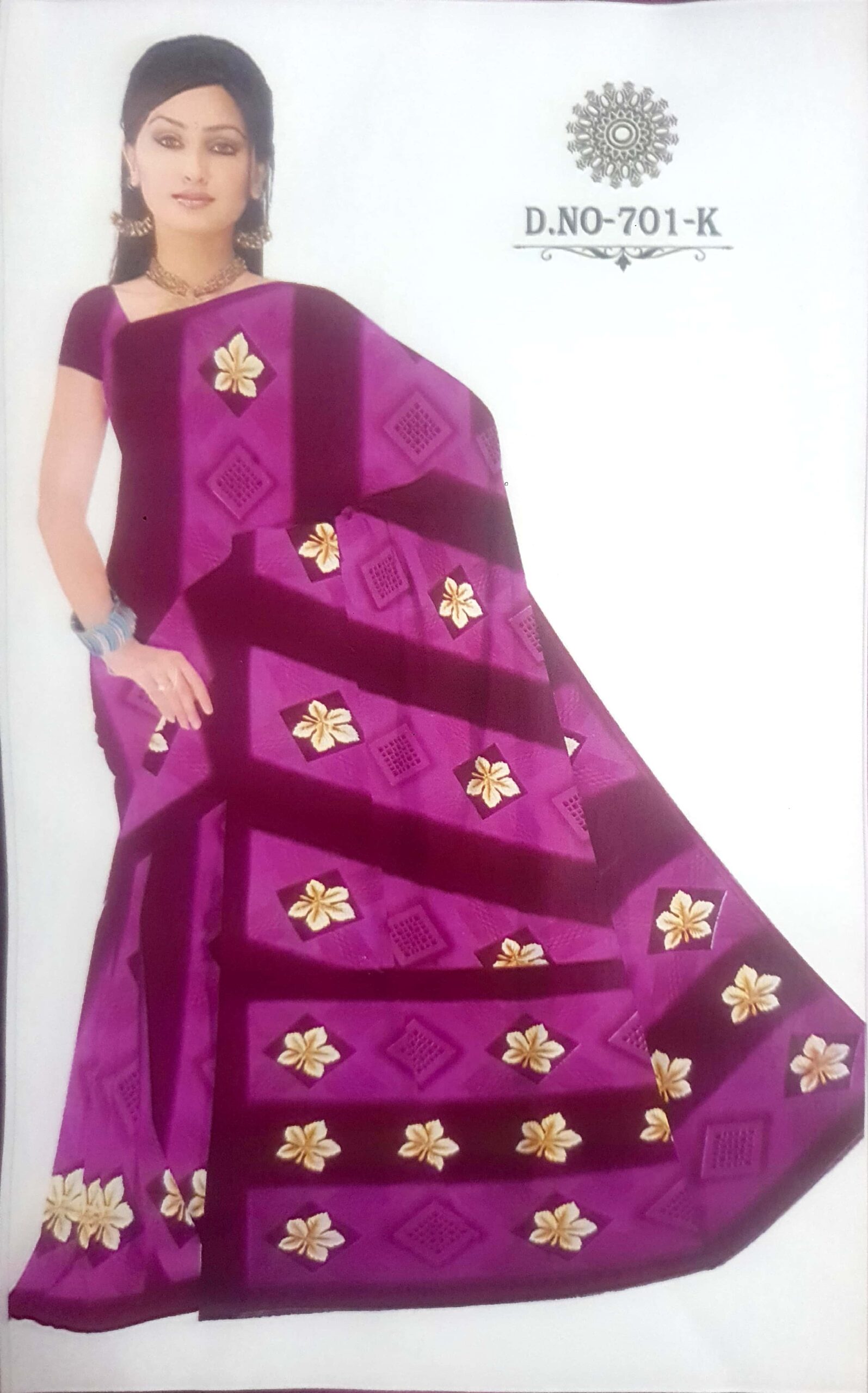 Light Weight Saree With Blouse - Image 8