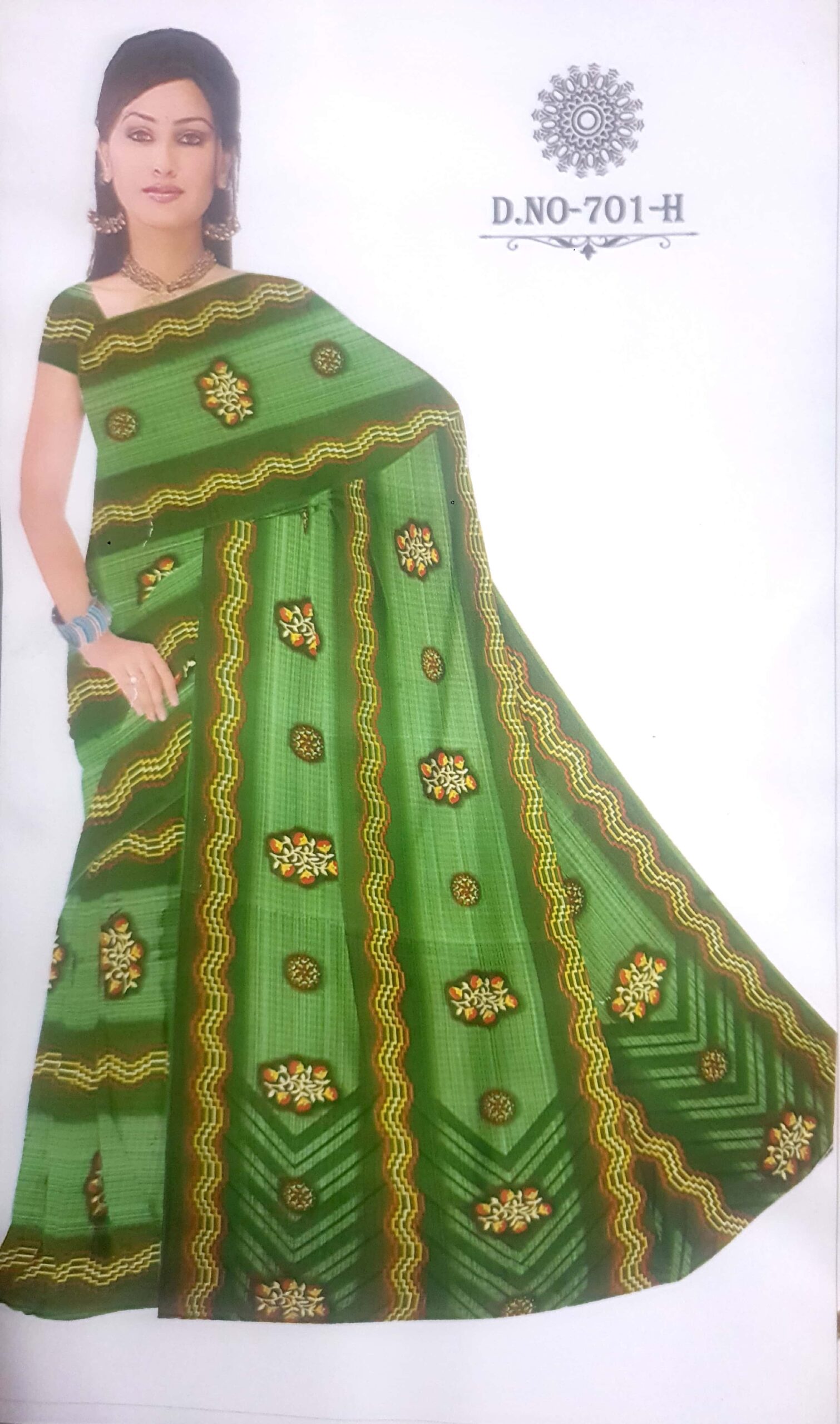 Light Weight Saree With Blouse - Image 3