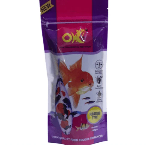 OK Fish Food 100 gram Pouch Aquarium
