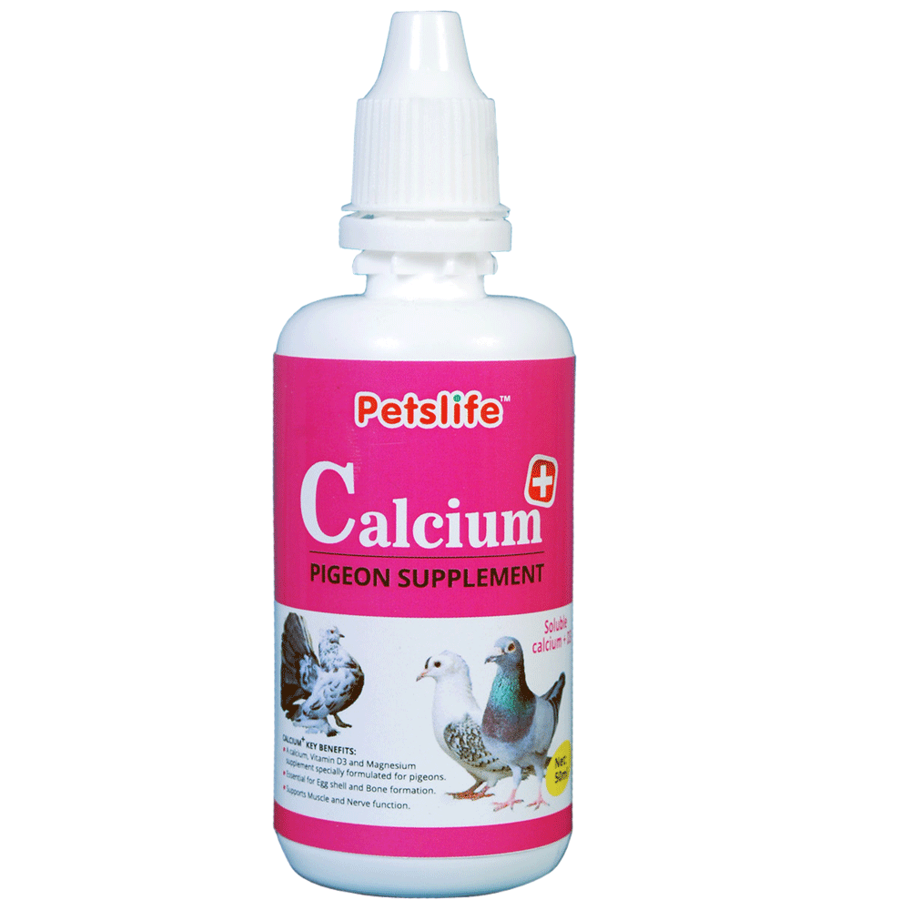 Petslife Multi Vitamin/ Calcium For Pigeon and Birds/ Calcium for Hamster Supplements - Image 2