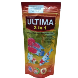 Taiyo Ultima 3 In 1 Fish Food (For Flower Horn, Fancy Gold And Koi Fishes) 100 Gms