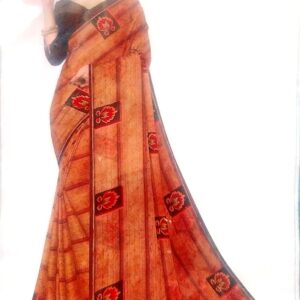 Women's Banarsi Summer Saree With Blouse Piece