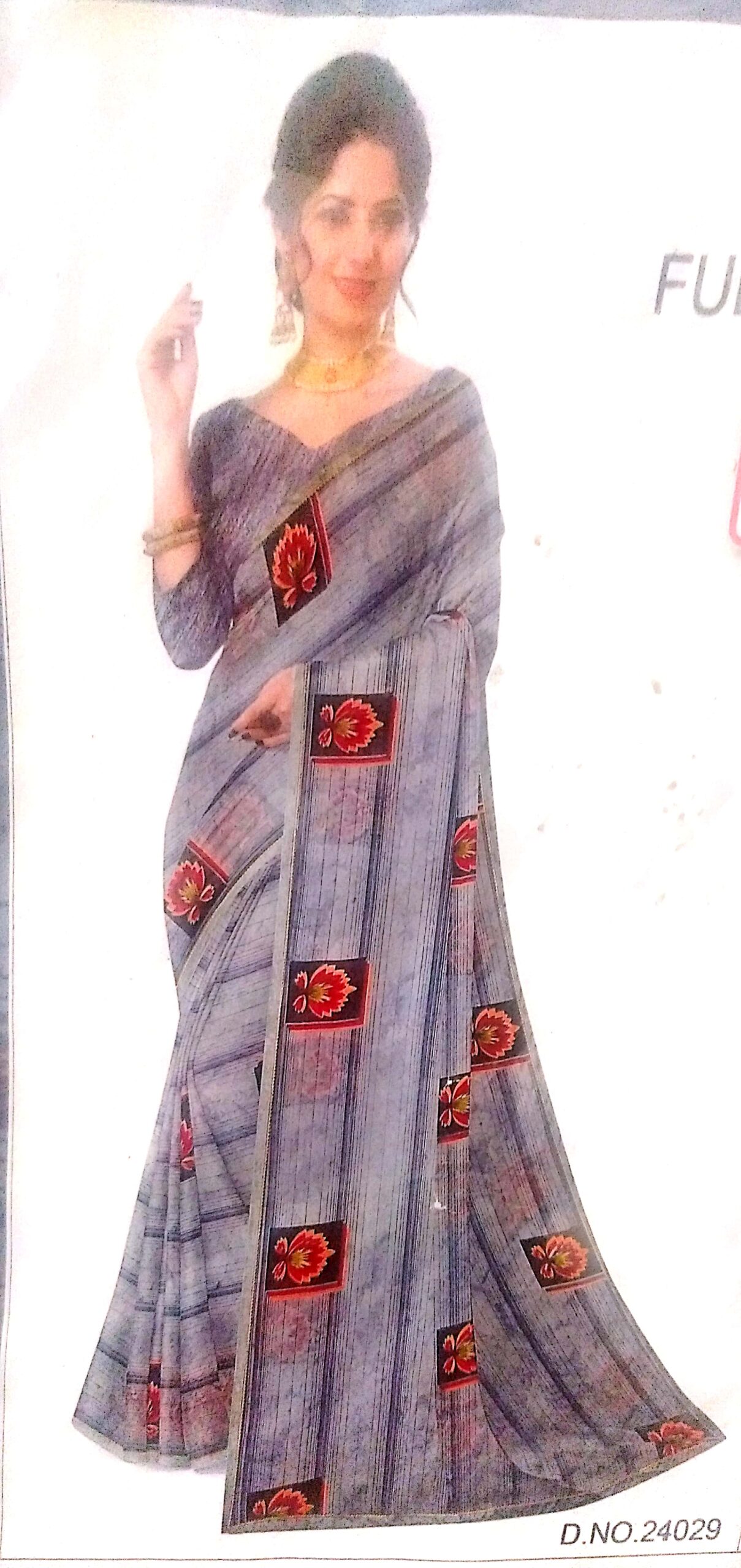 Women's Banarsi Summer Saree With Blouse Piece - Image 5