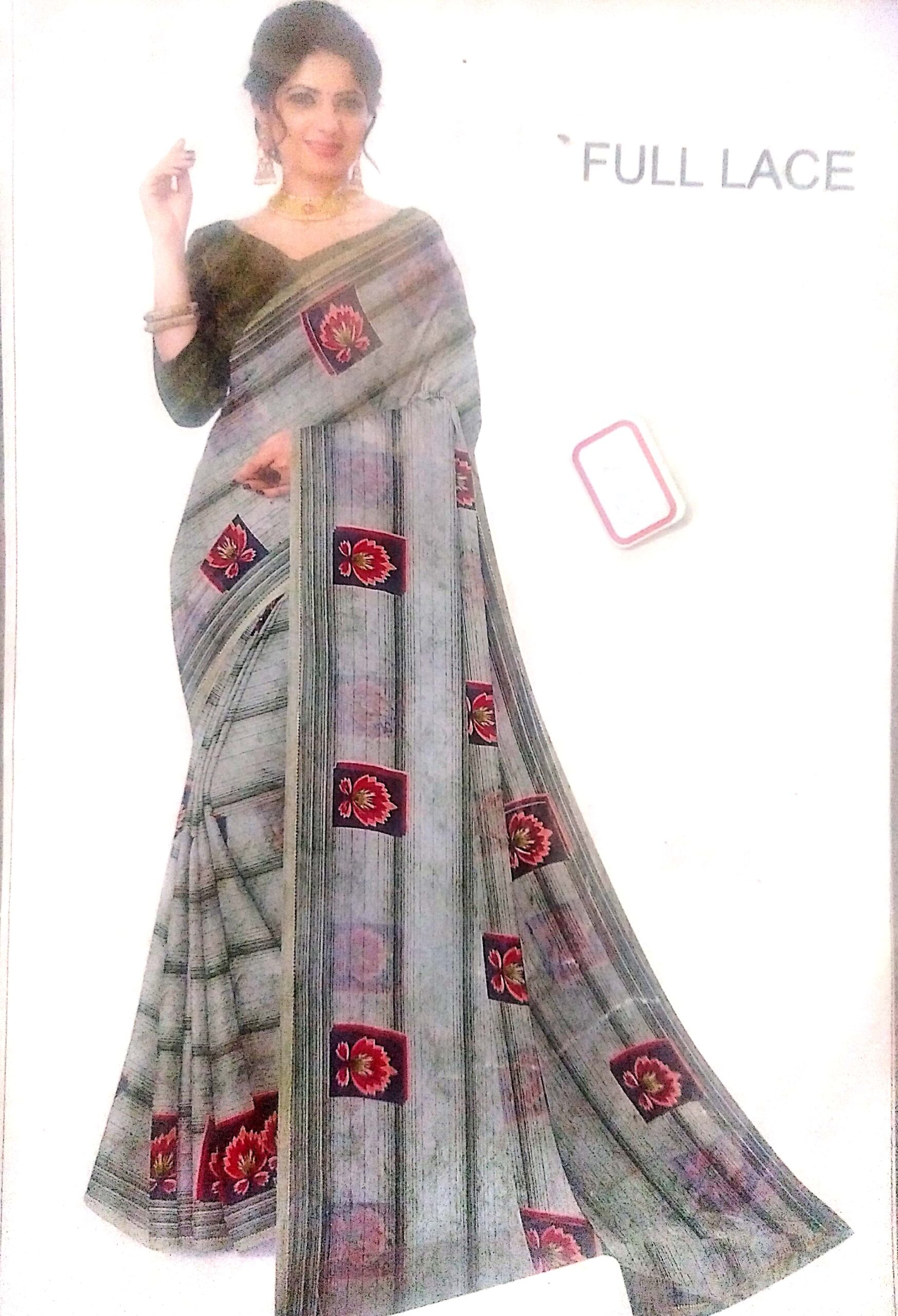 Women's Banarsi Summer Saree With Blouse Piece - Image 3