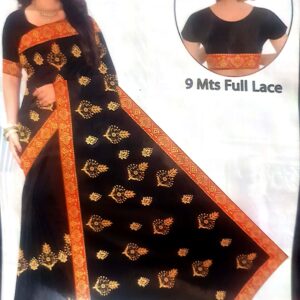 Embroidary Saree in Fancy Grand with light pedal